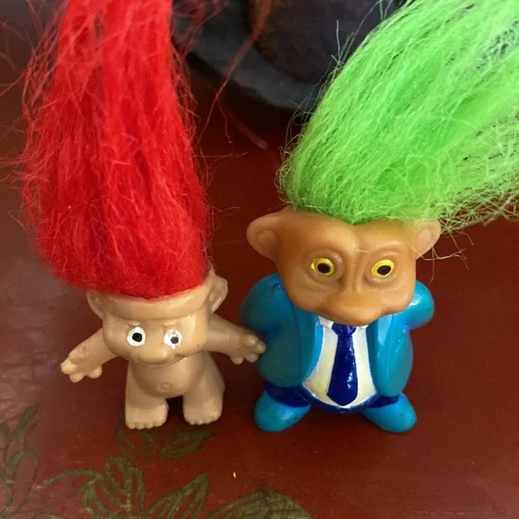2 vintage troll dolls - Picture 3 of 3